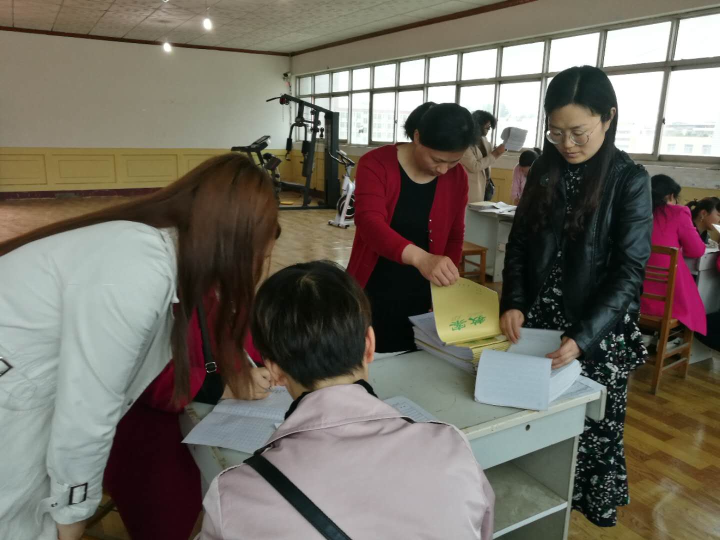 英语组作业教案检查