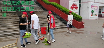 项城中专“创卫有我”志愿者活动之20秋21春新能源班