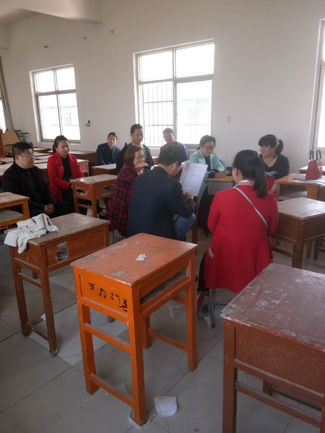 数学组讨论信息化教学