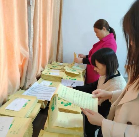 英语组期中作业教案检查