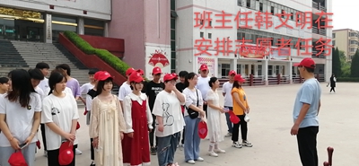 项城中专“创卫有我”志愿者活动之20春电商班