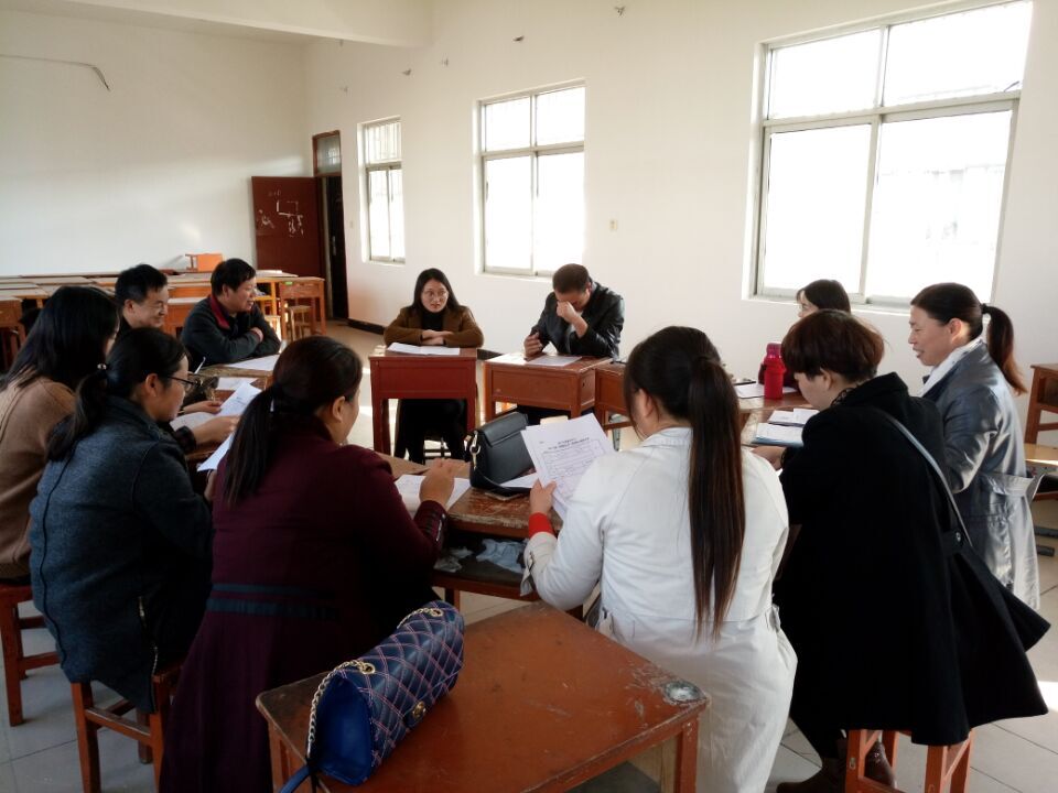 英语组评课活动