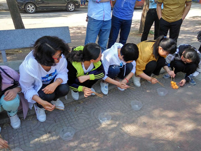 我组教师积极参加教职工趣味运动会